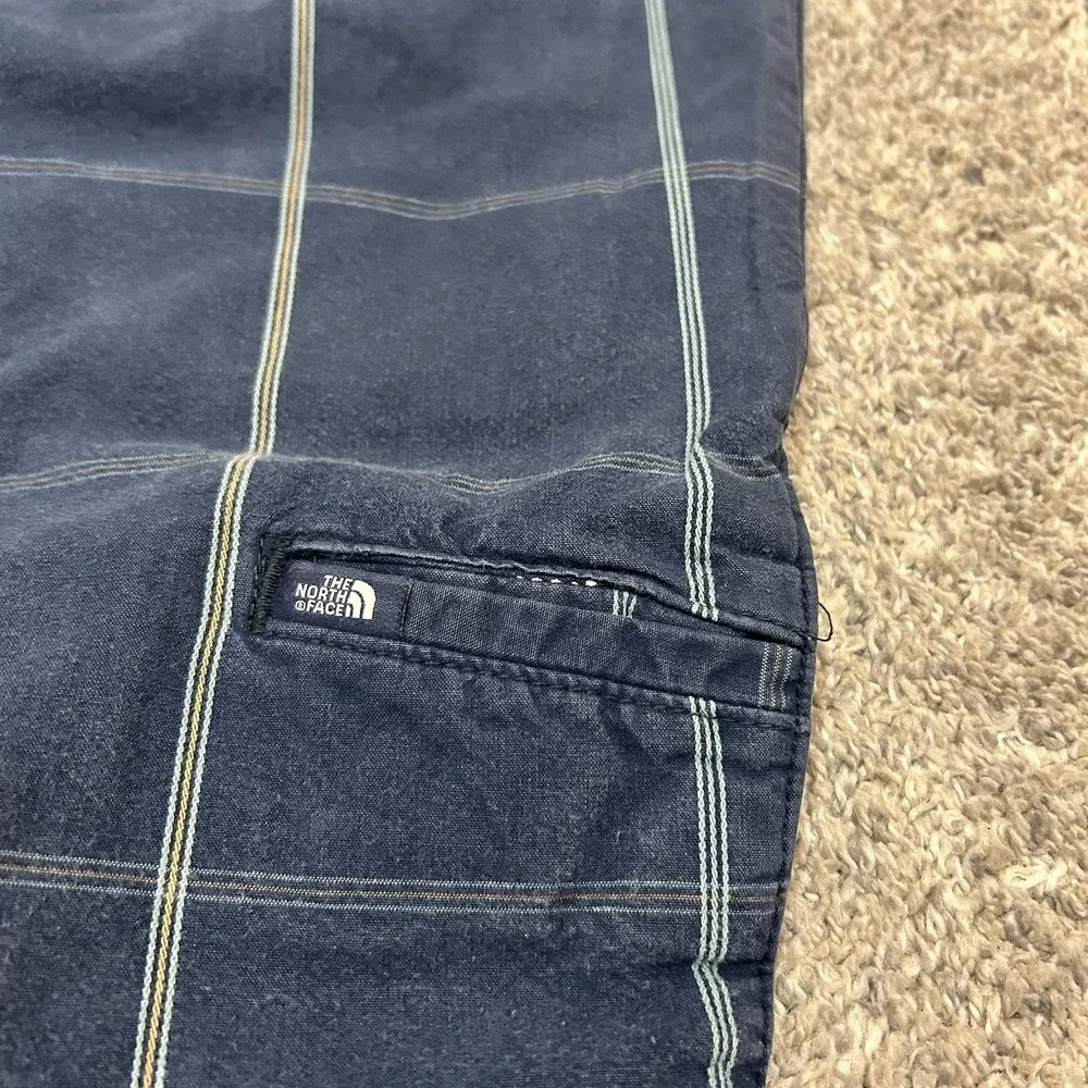 Vintage‎ The North Face Plaid Shorts Mens 38 Blue 9